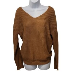 Fashion Nova Twist Back Sweater
